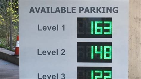 Electronic parking information at Love Field will guide travelers ...