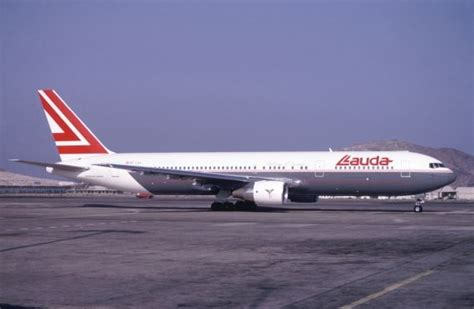 May 1991. Lauda Air 767-300ER - Registration OE-LAV operating Flight 004 crashed following an un ...