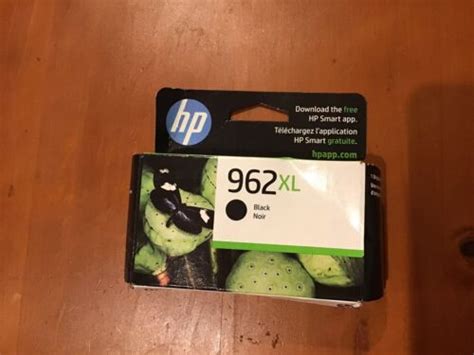 HP 962XL High Yield Black Ink Cartridge OEM Genuine 2024 New Sealed 962 ...