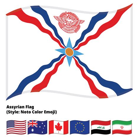 Assyrian Flag Emoji : r/Assyria