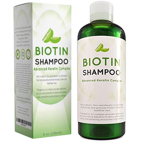 Natural Hair Loss Shampoo for Men and Women with Biotin for Hair Growth ...