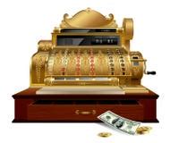 Vintage cash register stock image. Image of button, equipment - 19664785