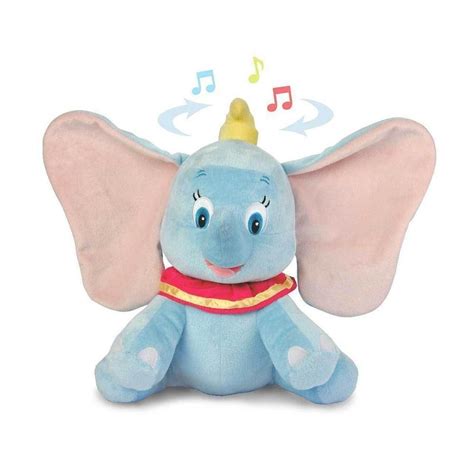 Kids Preferred Disney Baby Dumbo Animated Plush Elephant with Flapping Ears, Music and Lights ...