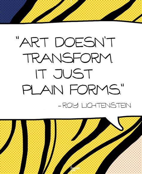 Roy Lichtenstein Quotes. QuotesGram