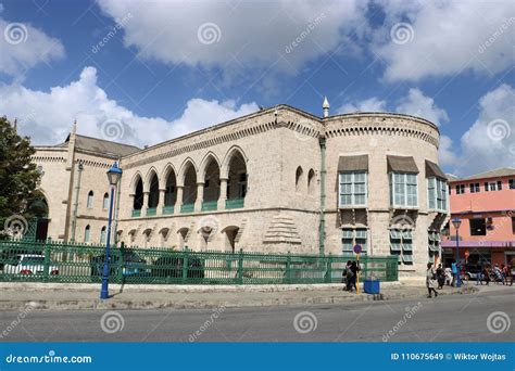 Barbados Parliament Building Editorial Stock Image - Image of view ...