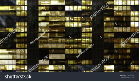 City Building Windows Front View Stock Illustration 1728027880 ...