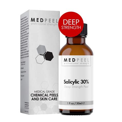 MedPeel Salicylic Acid 30% Peel - Deep Strength, Professional Strength ...