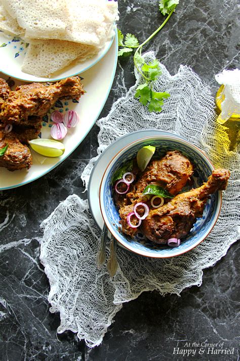 Mangalorean Chicken Ghee Roast & Neer Dosa