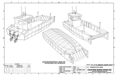 33' x 12' Aluminum Landing Craft — Coastwise Marine Design Inc.