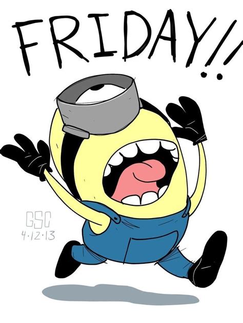 Friday Minion friday happy friday tgif minions friday quotes friday quote funny friday quotes ...