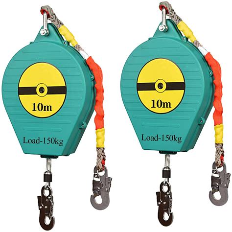 Buy ZCM-JSD Fall Protection Self Retracting Lifeline with Rebar Hook and Wire Rope,Fall Arrest ...