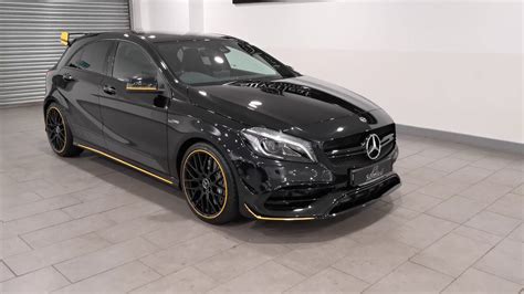 Mercedes AMG A 45 4MATIC YELLOW NIGHT EDITION - YouTube