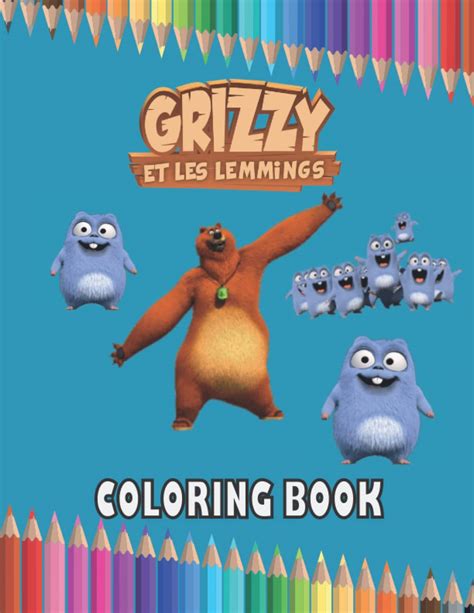 Grizzy and the lemmings coloring book: Perfect for your child.High-quality coloring book for ...