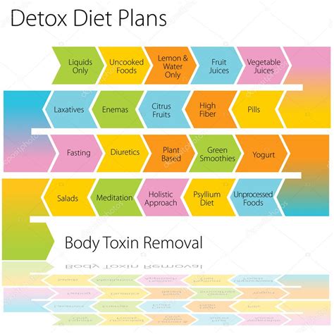 Detox Diet Plans Chart Stock Vector Image by ©cteconsulting #11576437