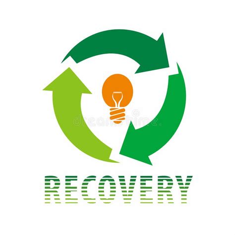 Recovery Vector Logo Design, Recovery Bulb Illustration for More ...