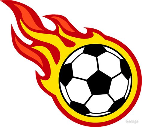 Fire Soccer Ball Clip Art