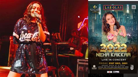 Neha Kakkar announces her Live concert at Las Olas, Goa on New year eve; know ticket details, DJ ...