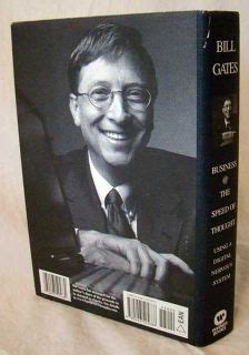 Bill Gates Microsoft Business The Speed of Thought Autographed Book