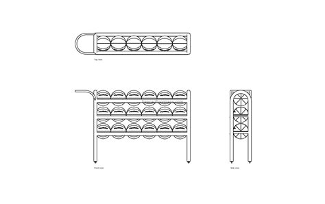 Basketball Rack - Free CAD Drawings