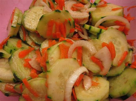 Cucumber and Carrot Salad | The Charmed Kitchen