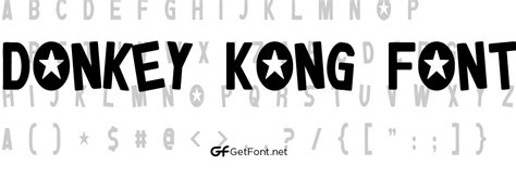 Download Free Donkey Kong Font! - GetFont