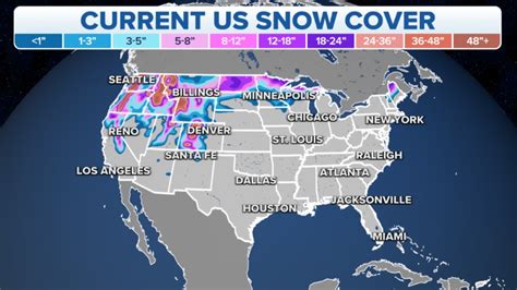 Current Snow Cover United States