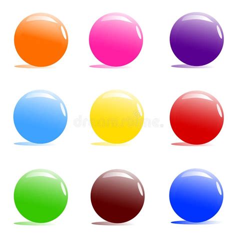 Colour Balls stock illustration. Illustration of violet - 11053476