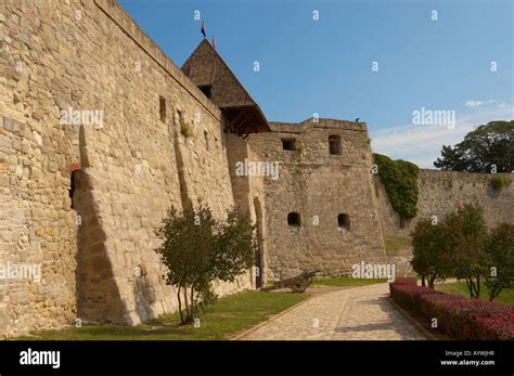 Eger Castle walls - Hungary Stock Photo - Alamy