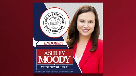 Florida Association of State Troopers Backs Ashley Moody for Reelection ...