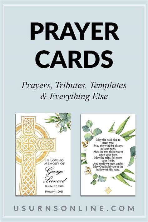 How to Create & Print Funeral Prayer Cards » US Urns Online