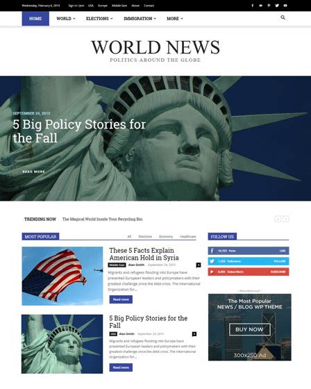 Premium Newspaper WordPress Theme| InkThemes