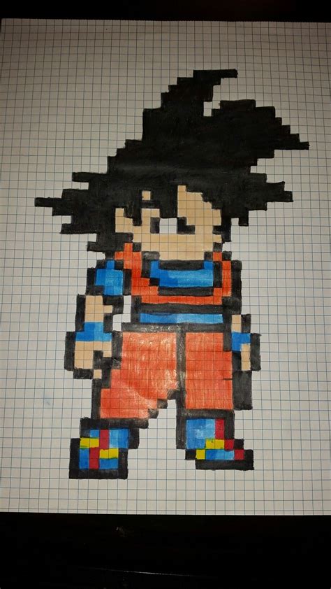 Goku Pixel Art Dibujos En Cuadricula Arte Pixel Dibujos Pixelados 37440 | Hot Sex Picture