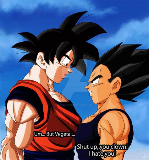 DBZ Songoku vs Vegeta v2 by joshdancato on DeviantArt