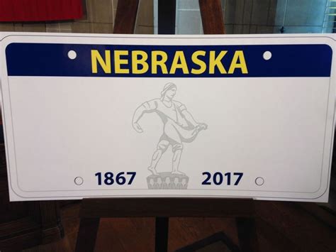 New Nebraska license plates unveiled | License plate, Nebraska, Plates