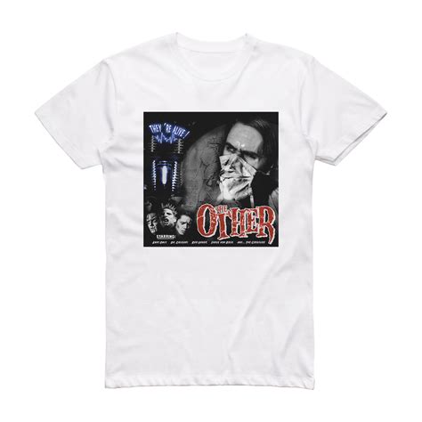 The Other Theyre Alive Album Cover T-Shirt White – ALBUM COVER T-SHIRTS