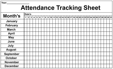 Attendance Calendar 2024 - Web 2024 Employee Attendance Calendar Use ...