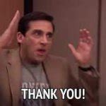 Michael Scott thank you Meme Generator - Imgflip