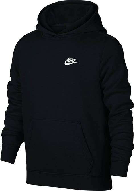 Nike Boys' Sportswear Club Cotton Fleece Hoodie, Size: Medium, Black | Hoodies, Nike pullover ...