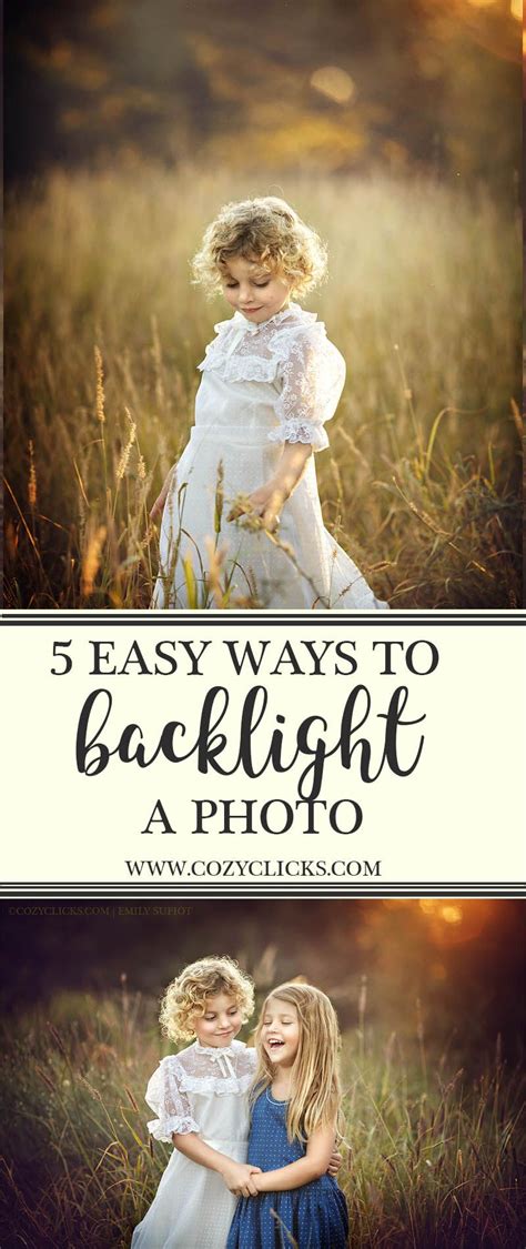 5 Tips for How to Take a Beautiful Backlit Photo {Video} | Photography for beginners ...