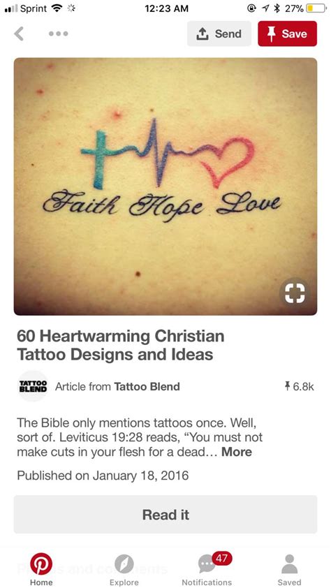 Leviticus 19 28, Tattoo Ideas, Tattoo Designs, Christian Tattoos, Faith Hope Love, Heartwarming ...