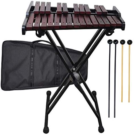 Wooden 25-note Xylophone with Stand 4 Mallets Deals - Instrumentstogo.com