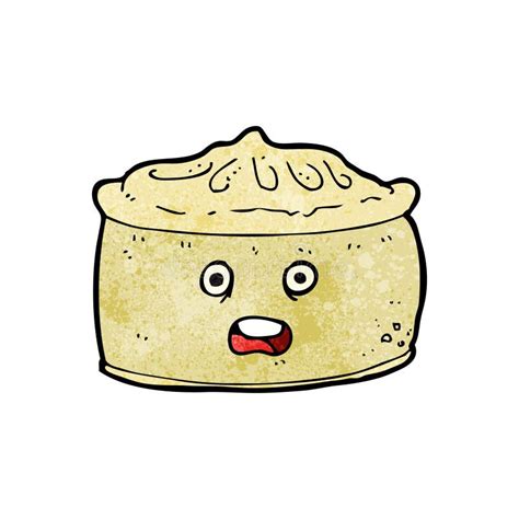 Cartoon pie with face stock illustration. Illustration of design - 52967119