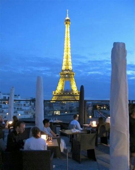 Les Ombres, Paris. skip the long lines to get to the top of the Eiffel tower. instead sip on ...