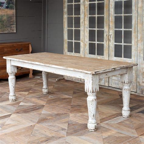 Our French Country Dining Table, featuring a thick chunky leg wood base ...