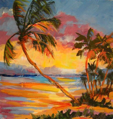 Florida Sunset Painting in Oil for Sale