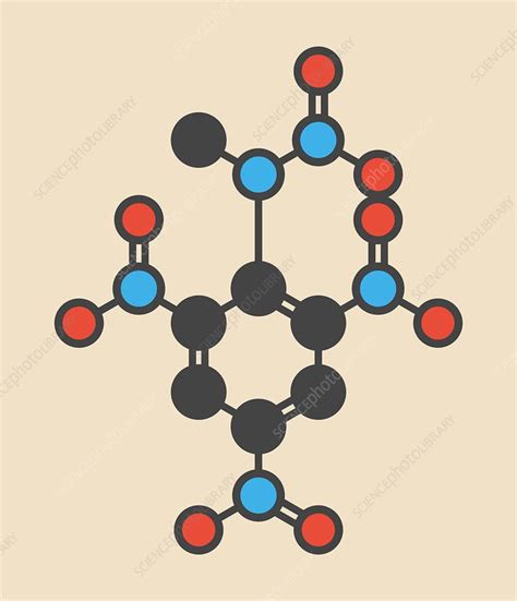 Tetryl explosive molecule - Stock Image - F021/5126 - Science Photo Library