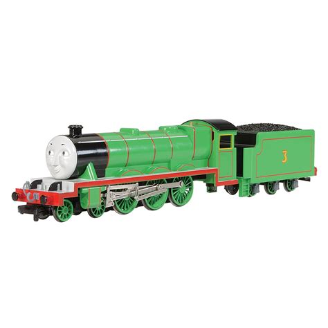 Bachmann Trains HO Scale Thomas & Friends Henry The Green Engine w/ Moving Eyes Locomotive Train ...