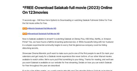 *FREE-Download Salakab full movie (2023) Online On 123movies