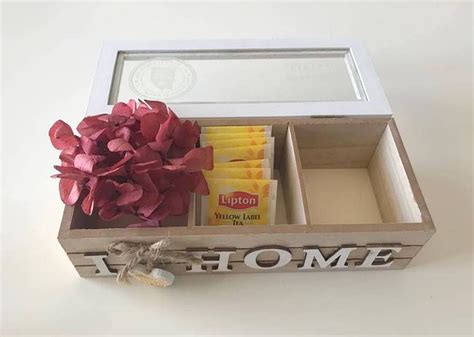 Storage Wood Box / Wooden Tea Box / Home Decor / Home Storage - Etsy