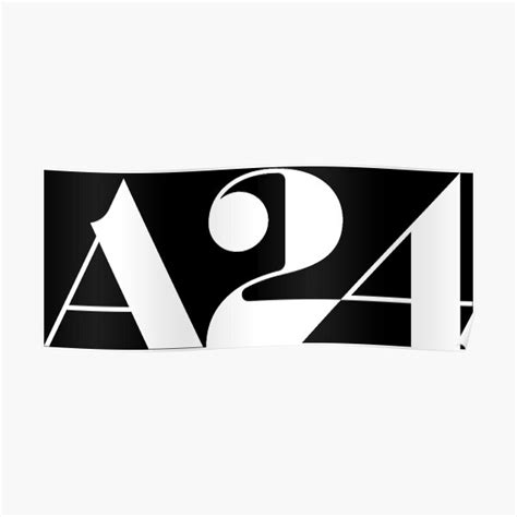 "A24 movie logo" Poster for Sale by beevense | Redbubble